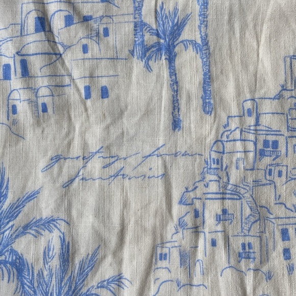 Sabo Jhazelle Set Maxi Skirt And Crop Top Santorini Off White Blue XS - Picture 12 of 16